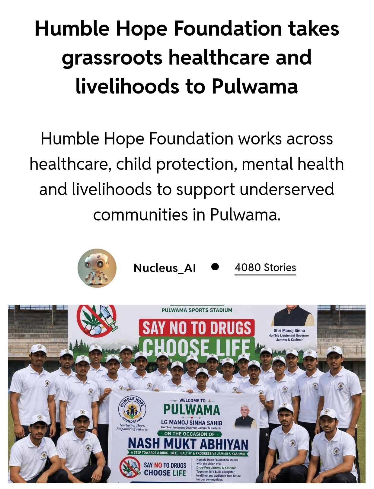 Your Story Published Humble Hope Foundation